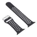 Silicone Replacement Strap Watchband + Protective Case with Screen Protector Set For Apple Watch Series, 3 & 2 & 1 38mm, For Apple Watch Series 6 / 5 / 4 / Watch SE 40mm