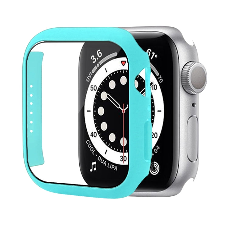 Shockproof PC Protective Case with Tempered Glass Film, For Apple Watch Series 9 / 8 / 7 41mm, For Apple Watch Series 9 / 8 / 7 45mm, For Apple Watch Series 8 / 7 41mm