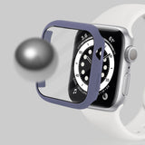 Shockproof PC Protective Case with Tempered Glass Film, For Apple Watch Series 9 / 8 / 7 41mm, For Apple Watch Series 9 / 8 / 7 45mm, For Apple Watch Series 8 / 7 41mm