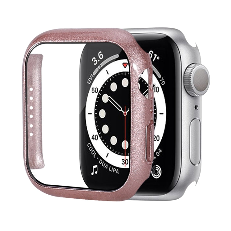 Shockproof PC Protective Case with Tempered Glass Film, For Apple Watch Series 9 / 8 / 7 41mm, For Apple Watch Series 9 / 8 / 7 45mm, For Apple Watch Series 8 / 7 41mm