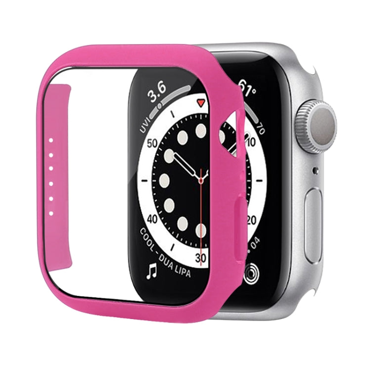 Shockproof PC Protective Case with Tempered Glass Film, For Apple Watch Series 9 / 8 / 7 41mm, For Apple Watch Series 9 / 8 / 7 45mm, For Apple Watch Series 8 / 7 41mm