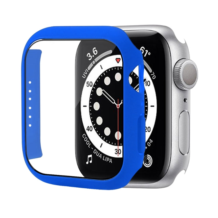 Shockproof PC Protective Case with Tempered Glass Film, For Apple Watch Series 9 / 8 / 7 41mm, For Apple Watch Series 9 / 8 / 7 45mm, For Apple Watch Series 8 / 7 41mm