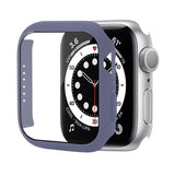 Shockproof PC Protective Case with Tempered Glass Film, For Apple Watch Series 9 / 8 / 7 41mm, For Apple Watch Series 9 / 8 / 7 45mm, For Apple Watch Series 8 / 7 41mm