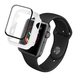 IMAK Shockproof PC Protective Case with Tempered Glass Film, For Apple Watch Series 6 & SE & 5 & 4 44mm, For Apple Watch Series 3 & 2 & 1 42mm, For Apple Watch Series 6 & SE & 5 & 4 40mm, For Apple Watch Series 3 & 2 & 1 38mm