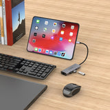 amalink 95121D Type-C / USB-C to RJ45 + 3 Ports USB + PD 3.0 Multi-function HUB, 95121D