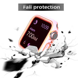 Two-color Electroplating PC Watch Case For Apple Watch Series, 3&2&1 38mm, 3&2&1 42mm