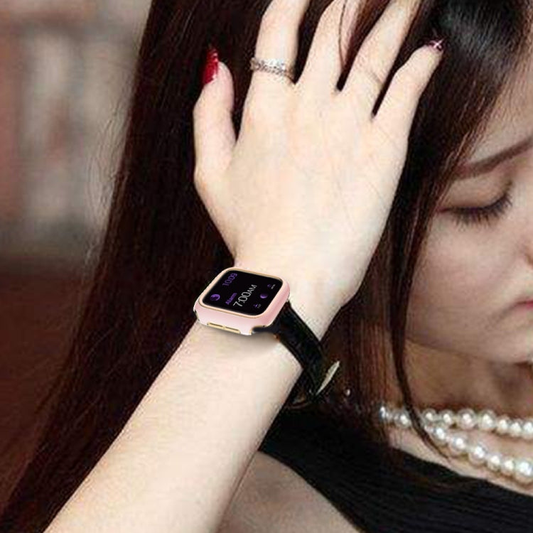 Two-color Electroplating PC Watch Case For Apple Watch Series, 3&2&1 38mm, 3&2&1 42mm