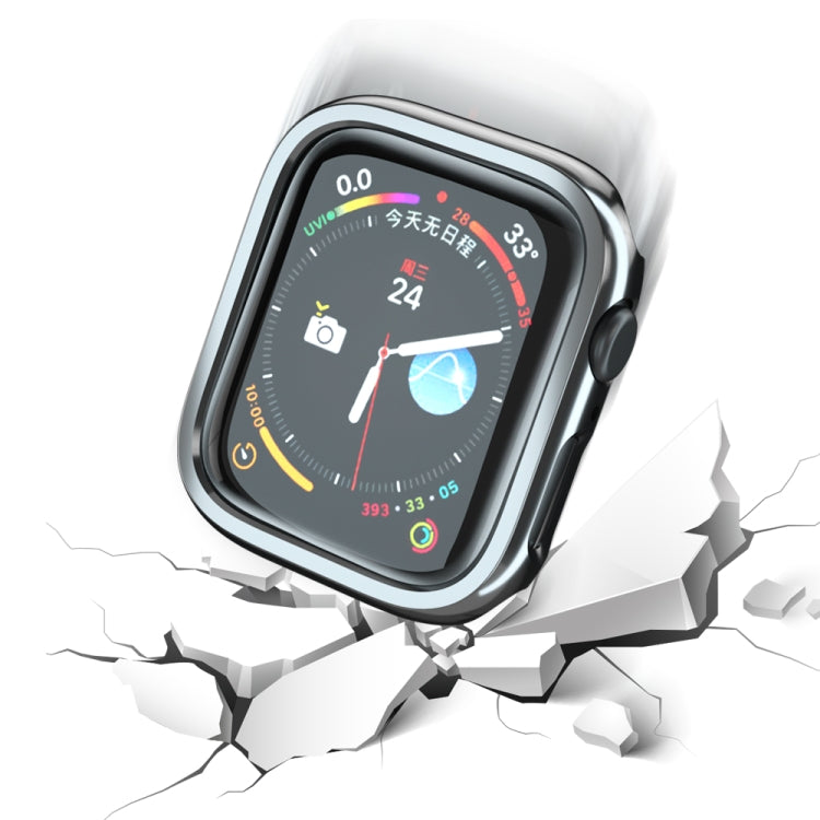 Electroplated PC Hollow Watch Protective Case, For Apple Watch Series 9 / 8 / 7 41mm, For Apple Watch Series 9 / 8 / 7 45mm