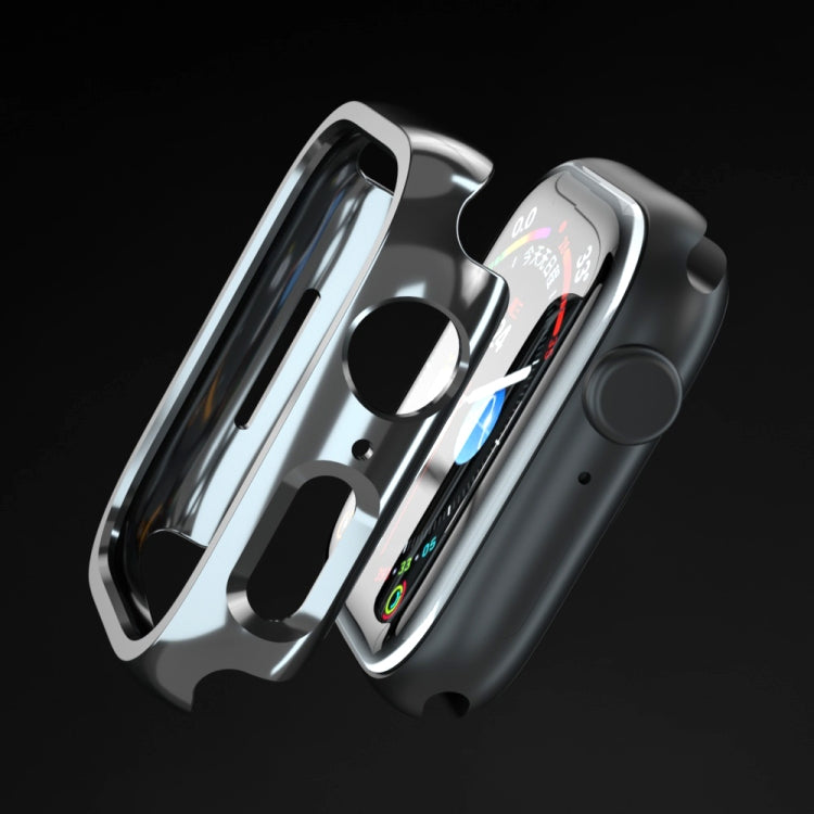 Electroplated PC Hollow Watch Protective Case, For Apple Watch Series 9 / 8 / 7 41mm, For Apple Watch Series 9 / 8 / 7 45mm
