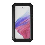 LOVE MEI Metal Shockproof Waterproof Dustproof Protective Phone Case with Glass, For Samsung Galaxy A53, For Samsung Galaxy S22, For Samsung Galaxy S22+
