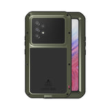 LOVE MEI Metal Shockproof Waterproof Dustproof Protective Phone Case with Glass, For Samsung Galaxy A53, For Samsung Galaxy S22, For Samsung Galaxy S22+
