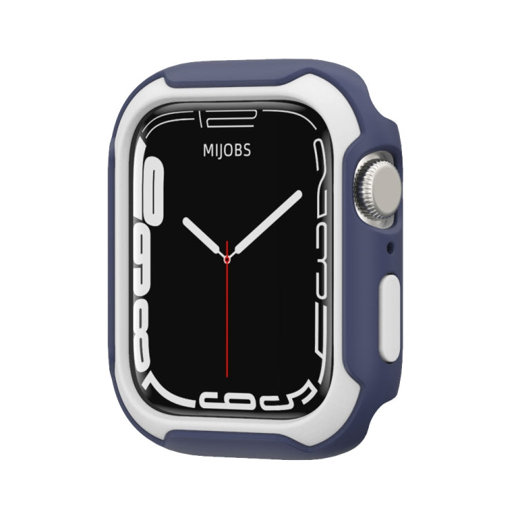 Detachable Two-color Watch Case For Apple Watch Series, 7 41mm / 6&SE&5&4 40mm, 7 45mm / 6&SE&5&4 44mm