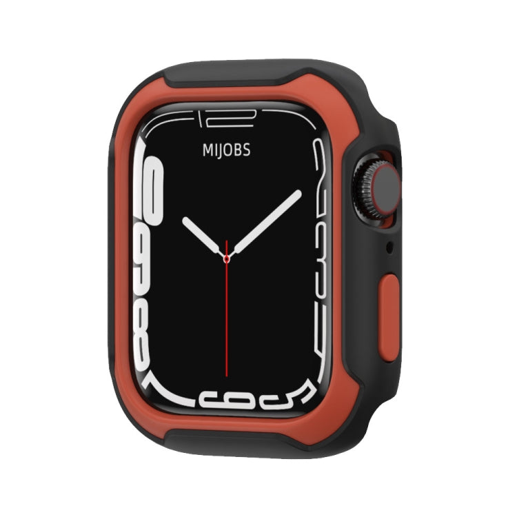 Detachable Two-color Watch Case For Apple Watch Series, 7 41mm / 6&SE&5&4 40mm, 7 45mm / 6&SE&5&4 44mm