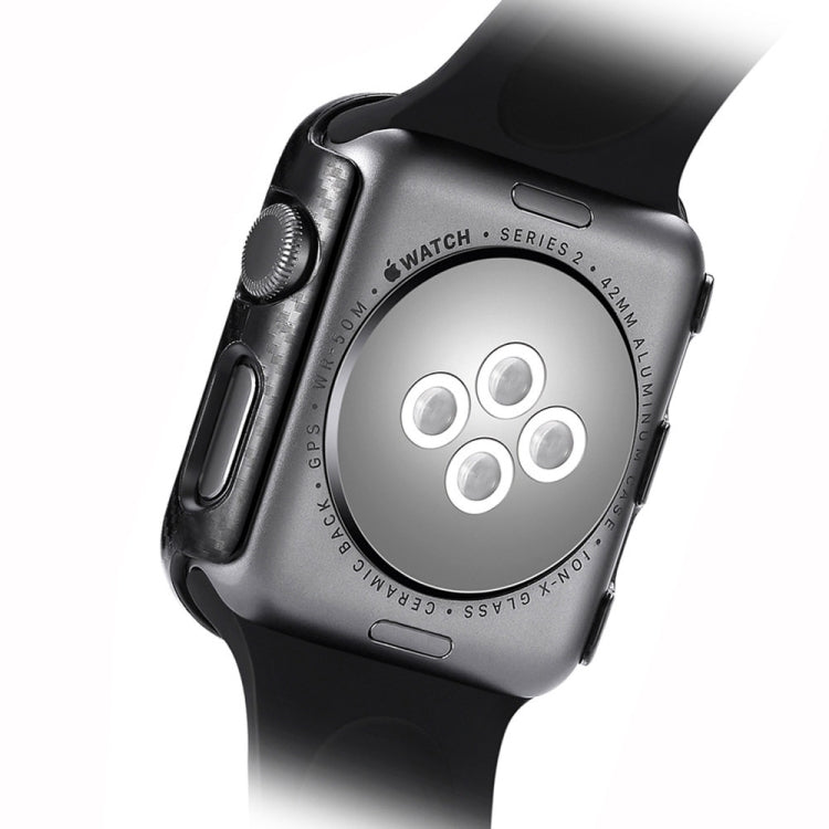 PC Carbon Fiber Frame Watch Case, For Apple Watch Series 9 / 8 / 7 41mm, For Apple Watch Series 9 / 8 / 7 45mm