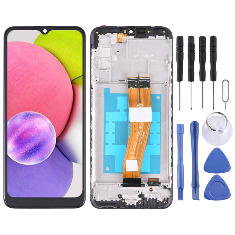 LCD Screen and Digitizer Full Assembly with Frame, For Samsung Galaxy A03s SM-A037U US Edition, For Samsung Galaxy A02s SM-A025F, For Samsung Galaxy A03 SM-A035F, For Samsung Galaxy A03s SM-A037F, For Samsung Galaxy A03s SM-A037G/A037M                 ...