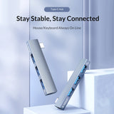 ORICO AH-W13 USB 3.1x1 + USB 2.0x2 to USB-C/Type-C Transmission + Charging Docking Station