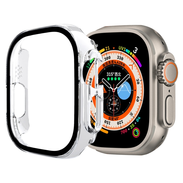Tempered Glass Film PC Watch Case, For Apple Watch Ultra 1 / 2 / 3 49mm