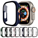Tempered Glass Film PC Watch Case, For Apple Watch Ultra 1 / 2 / 3 49mm