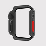 For Apple Watch Series 9 / 8 / 7 45mm Film PC Watch Case with Detachable Button, For Apple Watch Series 9 / 8 / 7 45mm