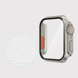 For Apple Watch Series 9 / 8 / 7 45mm Film PC Watch Case with Detachable Button, For Apple Watch Series 9 / 8 / 7 45mm