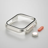 For Apple Watch Series 9 / 8 / 7 45mm Film PC Watch Case with Detachable Button, For Apple Watch Series 9 / 8 / 7 45mm