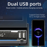 9901 7 inch Car  Retractable MP5 Player Supports FM & Mobile Phone Internet, 9901