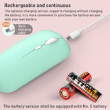 1600dpi Bluetooth 2.4G Wireless Dual Mode Mouse, Bluetooth + 2.4G(White), Bluetooth + 2.4G(Black), Bluetooth + 2.4G(Pink), Bluetooth + 2.4G(Purple), Bluetooth + 2.4G(Yellow), Bluetooth + 2.4G(Blue), Bluetooth + 2.4G(Mint Green)                         ...