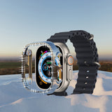 Diamond Hollow PC Watch Case, For Apple Watch Ultra 3 / 2 / 1 49mm