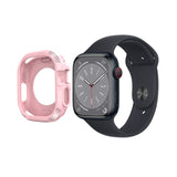 Carbon Fiber Shockproof Case For Apple Watch, Series 9 / 8 / 7 45mm