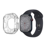 Carbon Fiber Shockproof Case For Apple Watch, Series 9 / 8 / 7 45mm