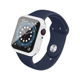 imak PC Frame Case with Tempered Glass Film, For Apple Watch Series 4/5/6/SE 1/2/3 40mm, For Apple Watch Series 4/5/6/SE 1/2/3 44mm, For Apple Watch Series 9 / 8 / 7 41mm, For Apple Watch Series 9 / 8 / 7 45mm                                           ...
