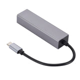 SL-030 USB-C / Type-C to Gigabit Ethernet RJ45 & 3 x USB 3.0 Adapter Converter HUB, USB-C / Type-C to RJ45 & 3 x USB