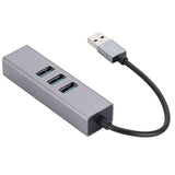 SL-030 千兆网卡USB转 RJ45+3个USB 3.0 转换集线器HUB, USB to RJ45 & 3 x USB