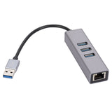 SL-030 千兆网卡USB转 RJ45+3个USB 3.0 转换集线器HUB, USB to RJ45 & 3 x USB