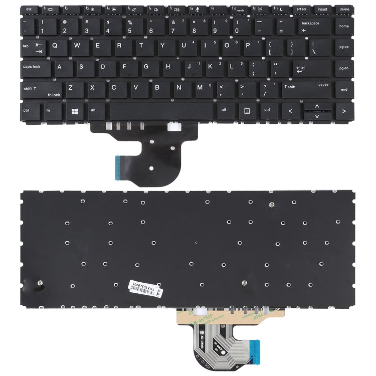 US Version Keyboard, For HP Probook 450 G6 455 G6 450 G7, For HP Probook 440 G6 445 G6 440 G7, For HP Probook 430 G5 440 G5, For HP Probook 440 G8 445 G8, For Asus Pro 7 PX574F PR0574, For Asus Zenbook RX410U RX310 UX310, For Xiaomi Redmi Book XMA1901 ...