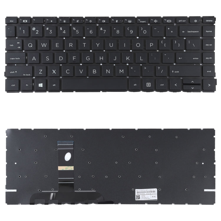 US Version Keyboard, For HP Probook 450 G6 455 G6 450 G7, For HP Probook 440 G6 445 G6 440 G7, For HP Probook 430 G5 440 G5, For HP Probook 440 G8 445 G8, For Asus Pro 7 PX574F PR0574, For Asus Zenbook RX410U RX310 UX310, For Xiaomi Redmi Book XMA1901 ...