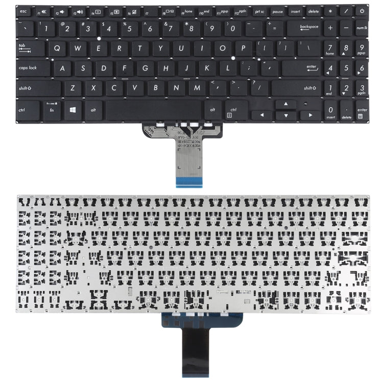 US Version Keyboard, For HP Probook 450 G6 455 G6 450 G7, For HP Probook 440 G6 445 G6 440 G7, For HP Probook 430 G5 440 G5, For HP Probook 440 G8 445 G8, For Asus Pro 7 PX574F PR0574, For Asus Zenbook RX410U RX310 UX310, For Xiaomi Redmi Book XMA1901 ...