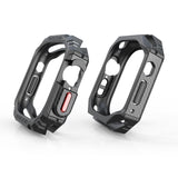 TPU + PC Carbon Fiber Shockproof Case For Apple Watch, Ultra 3 / 2 / 1 49mm
