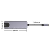 Onten OTN-UC920S USB-C / Type-C Portable Multifunctional HUB Docking Station, OTN-UC920S