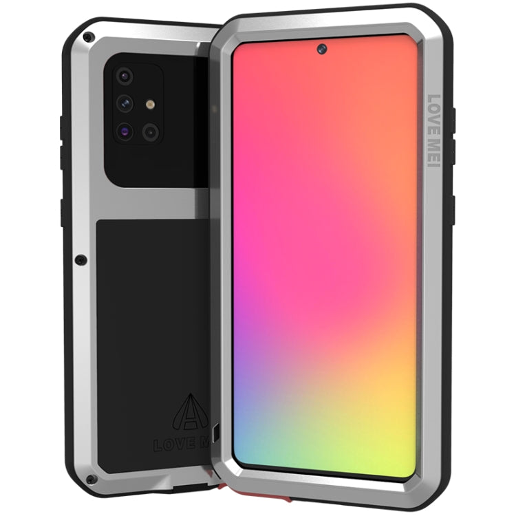 LOVE MEI Metal Shockproof Waterproof Dustproof Protective Case, For Huawei P40, For Huawei P40 Pro, For Samsung Galaxy A51, For Samsung Galaxy A40s, For Samsung Galaxy A71, For Samsung Galaxy A50, For Samsung Galaxy S20, For Samsung Galaxy A70s        ...