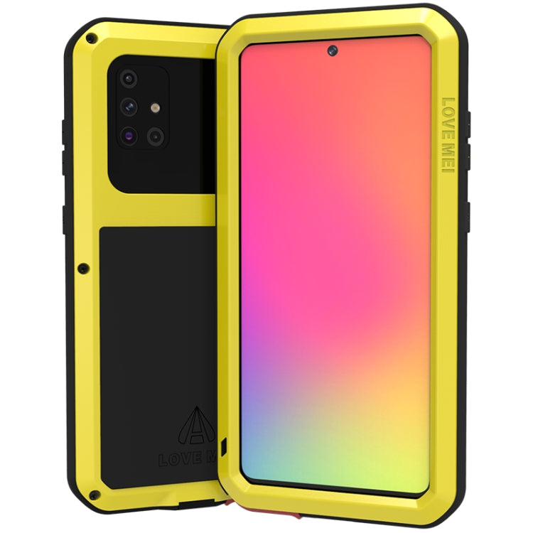 LOVE MEI Metal Shockproof Waterproof Dustproof Protective Case, For Huawei P40, For Huawei P40 Pro, For Samsung Galaxy A51, For Samsung Galaxy A40s, For Samsung Galaxy A71, For Samsung Galaxy A50, For Samsung Galaxy S20, For Samsung Galaxy A70s        ...