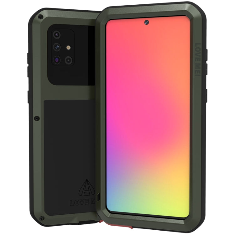 LOVE MEI Metal Shockproof Waterproof Dustproof Protective Case, For Huawei P40, For Huawei P40 Pro, For Samsung Galaxy A51, For Samsung Galaxy A40s, For Samsung Galaxy A71, For Samsung Galaxy A50, For Samsung Galaxy S20, For Samsung Galaxy A70s        ...