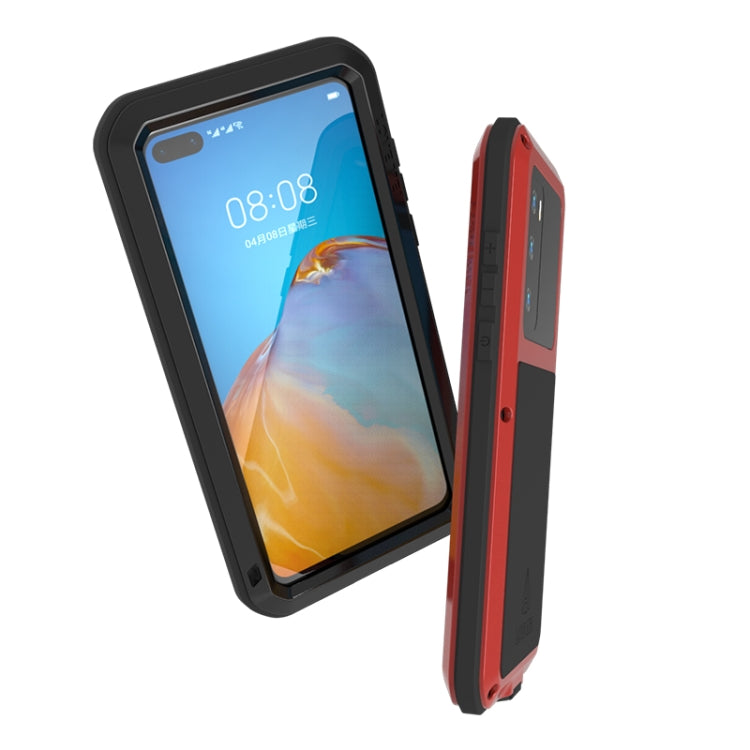LOVE MEI Metal Shockproof Waterproof Dustproof Protective Case, For Huawei P40, For Huawei P40 Pro, For Samsung Galaxy A51, For Samsung Galaxy A40s, For Samsung Galaxy A71, For Samsung Galaxy A50, For Samsung Galaxy S20, For Samsung Galaxy A70s        ...