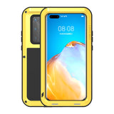 LOVE MEI Metal Shockproof Waterproof Dustproof Protective Case, For Huawei P40, For Huawei P40 Pro, For Samsung Galaxy A51, For Samsung Galaxy A40s, For Samsung Galaxy A71, For Samsung Galaxy A50, For Samsung Galaxy S20, For Samsung Galaxy A70s        ...