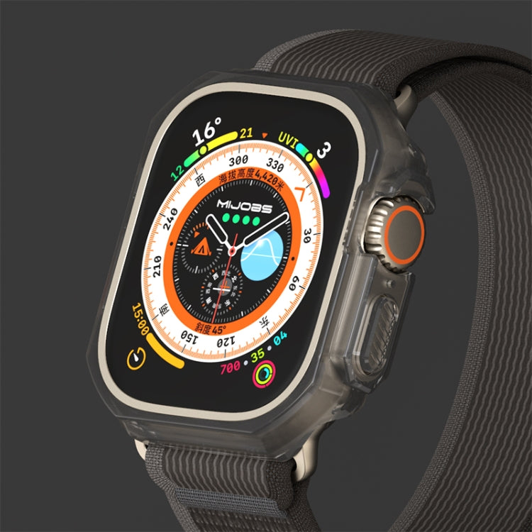 Mijobs Ultra-thin Bezel PC Watch Case, For Apple Watch Ultra 3 / 2 / 1 49mm