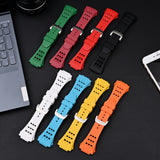 Fluorine Rubber Clear Watch Band Case, For Apple Watch Series 8&7 45mm, For Apple Watch Series 8&7 45mm/SE 2&6&SE&5&4 44mm