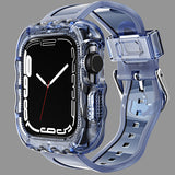 TPU Integrated Case Watch Band, For Apple Watch Series 9&8&7 41mm/SE2025&SE 2&6&SE&5&4 40mm, For Apple Watch Series 9&8&7 45mm/SE2025&SE 2&6&SE&5&4 44mm