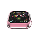 Plating TPU Round Hole Hollowing Protective Case, For Apple Watch Series 3 & 2 & 1 38mm, For Apple Watch Series 6 / 5 / 4 / SE 2025 / 2023 / 2022 44mm