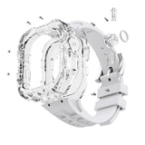 Fluorine Rubber Clear Armor Case Watch Band, For Apple Watch Ultra 3 / 2 / 1 49mm