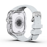 Fluorine Rubber Clear Armor Case Watch Band, For Apple Watch Ultra 3 / 2 / 1 49mm